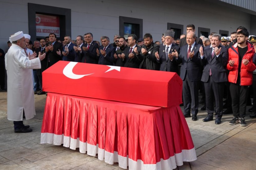 Samsun'da Kıbrıs gazisi son yolculuğuna Cumhurbaşkanı Tatar'ın katılımıyla uğurlandı