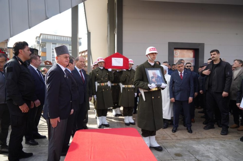 Samsun'da Kıbrıs gazisi son yolculuğuna Cumhurbaşkanı Tatar'ın katılımıyla uğurlandı