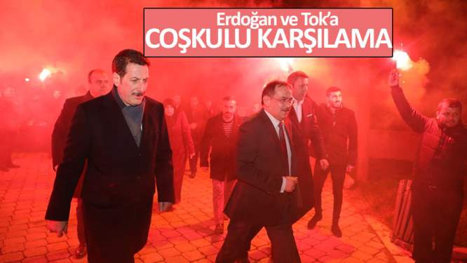Samsun Haberleri: Erdoğan ve Tok'a Coşkulu Karşılama