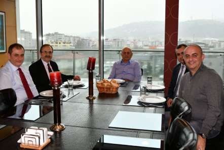 Samsun Haberleri: Zihni Şahin, Cemal Yeşilyurt'un misafiri oldu