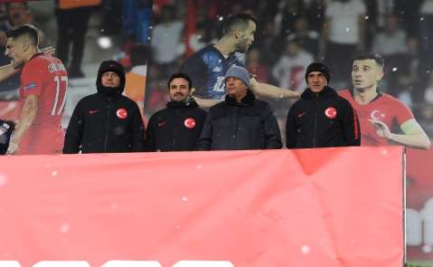 Lucescu, TFF 2. Lig karmaları maçını izledi 