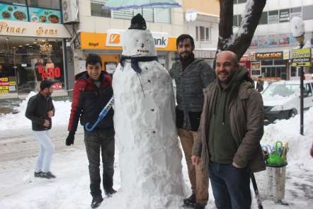 Bingöl'de kar yağışı
