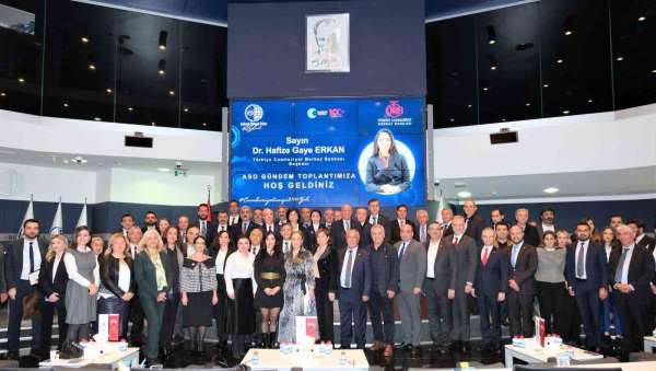 TCMB Başkanı Erkan'dan ASO'nun gündem toplantısında ihracatçılara müjdeli haber