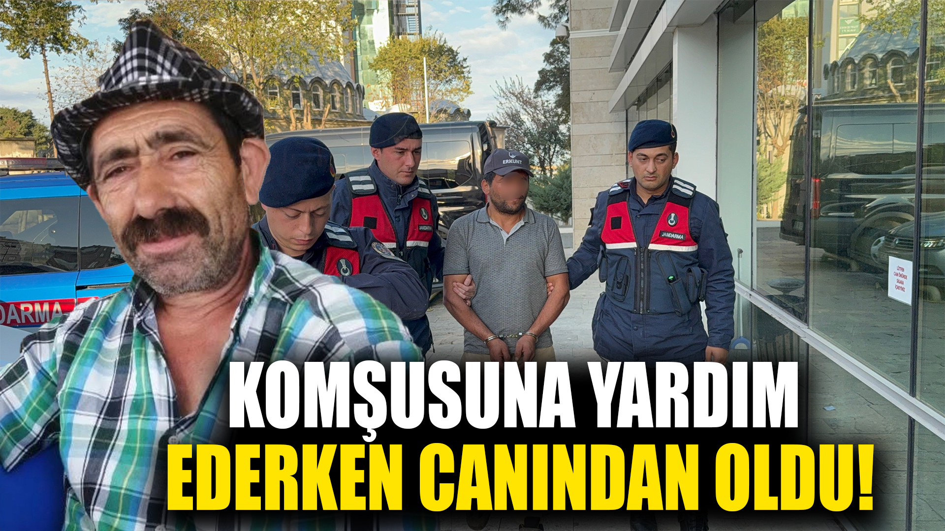 Komşusuna Yardım Ederken Canından Oldu!