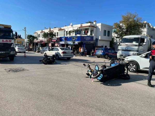 Bodrum'da trafik kazası kaza: 1 ölü, 1 yaralı