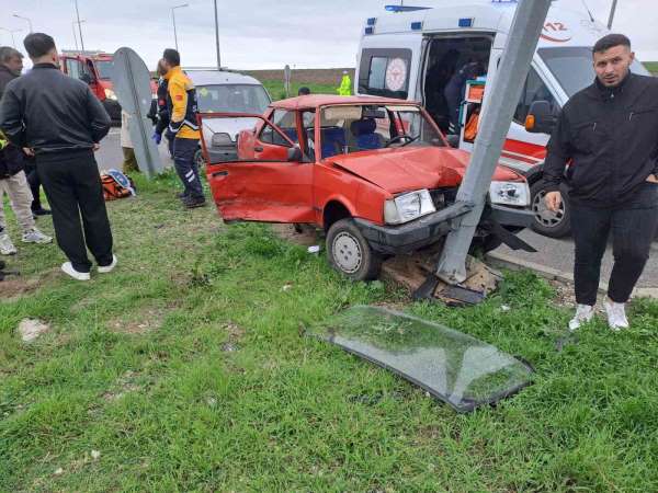 Kırklareli'nde trafik kazası: 1 yaralı