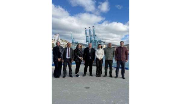 OMSAN Yönetim Kurulu Başkanı Ergun Arıburnu, Tanger Med Limanı'nı inceledi