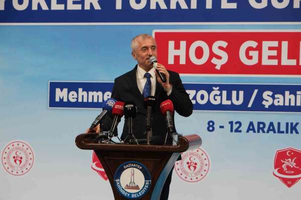 Türkiye Güreş Şampiyonası Gaziantep'te başladı