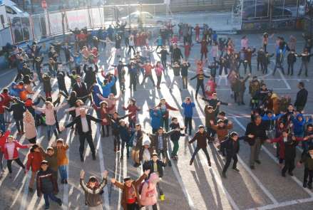 Tokat'ta 72 bin öğrenci aynı saatte spor yapıyor