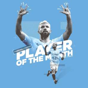 Premier Lig'de şubat ayının futbolcusu Sergio Aguero 