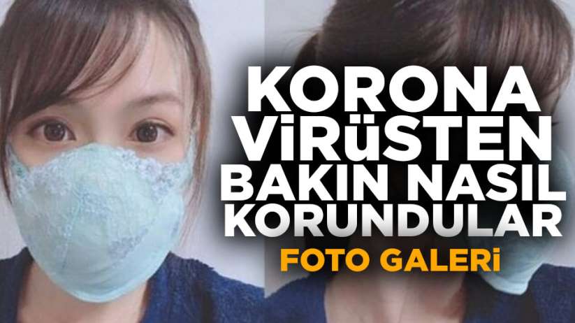Korona virüse karşı farklı meskelerle korundular