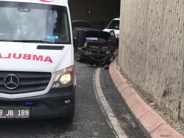 Kayseri'de trafik kazası: 1 yaralı