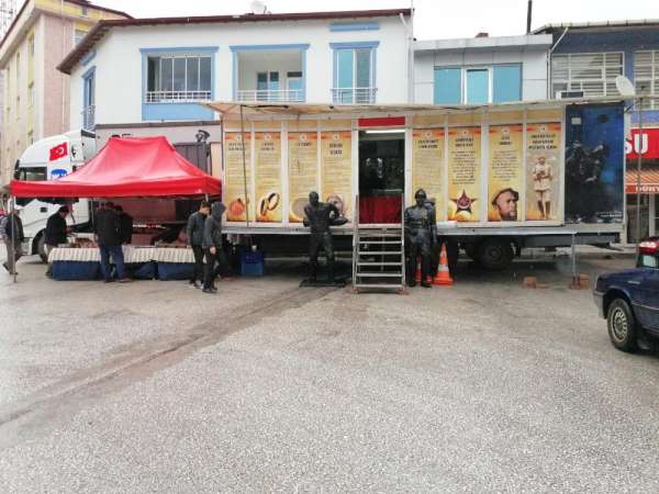 Çanakkale Gezici Müze Tırı Kargılılarla buluştu