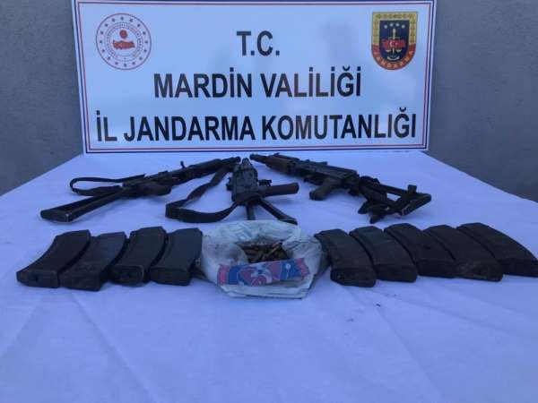 Mardin'de etkisiz hale getirilen teröristlere ait mühimmat ele geçirildi 