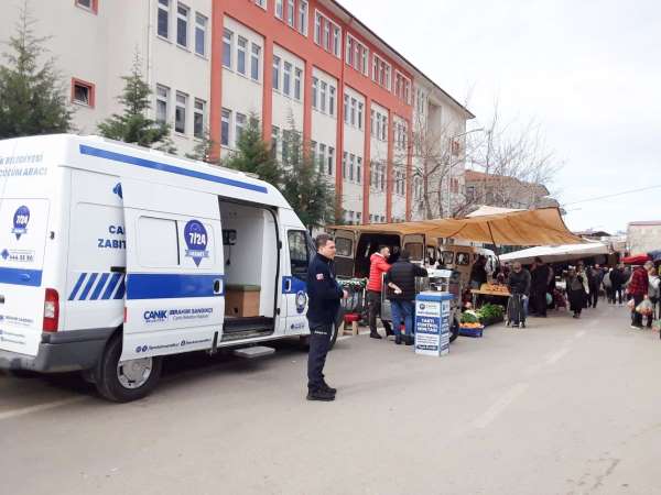 Canik'te zabıta ekipleri, bir yılda 3 bin 673 denetim gerçekleştirdi