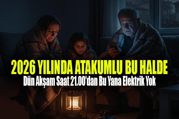 Atakum'da Elektrik Kesintisi Tepki Çekti: Vatandaşlar Küçük Tüplerle Isınıyor