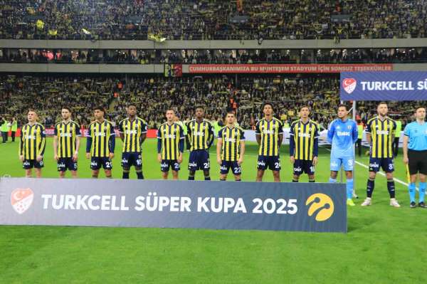 Fenerbahçe'de hedef 11 yıl sonra Süper Kupa'yı kazanmak