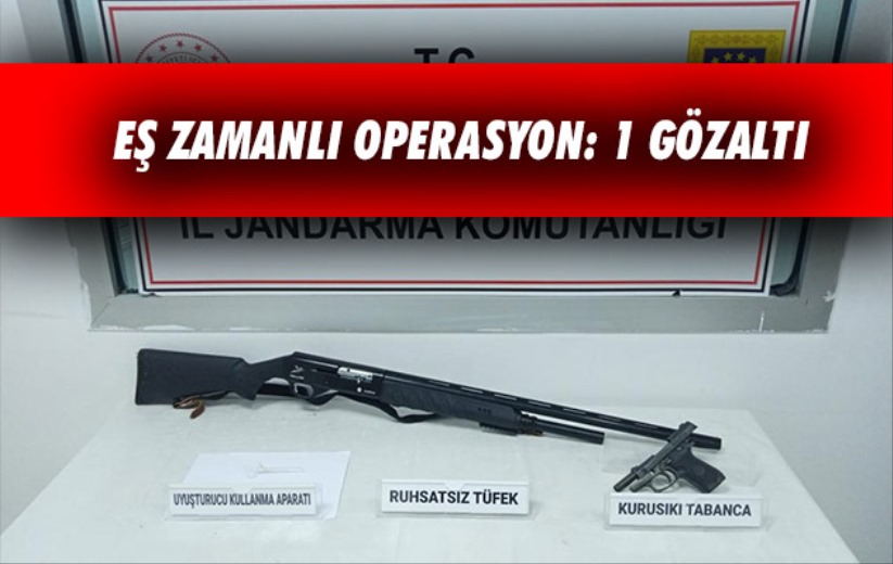 Samsun'da eş zamanlı operasyon: 1 gözaltı