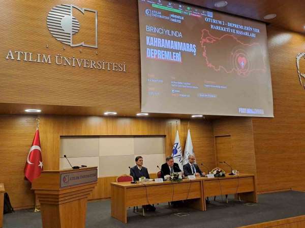Atılım Üniversitesinde 'Birinci Yılında Kahramanmaraş Depremleri' Paneli