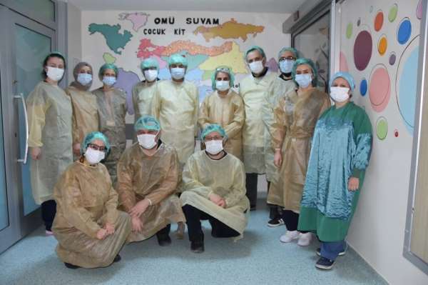 OMÜ Çocuk Kök Hücre Nakil Birimi'nde iyileştirici çevre düzenlemesi