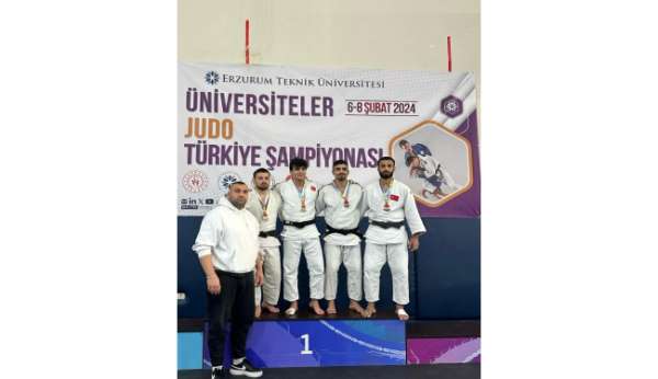 Sakaryalı judocu, Erzurum'da podyuma çıktı