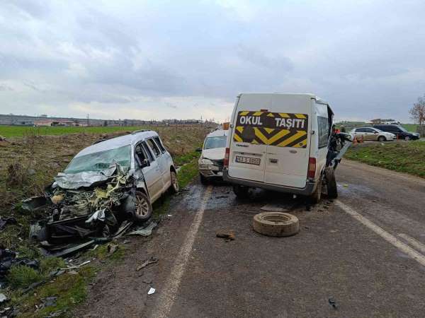 Siverek'te zincirleme kaza: 6 yaralı