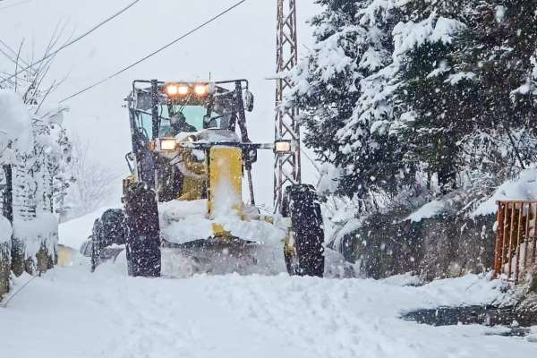 Ordu'nun 3 ilçesinde eğitime kar engeli