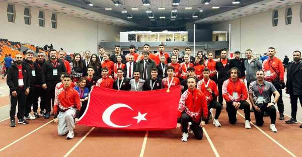 U20 Balkan Atletizm Şampiyonası'nda milli takım 13 madalya kazandı