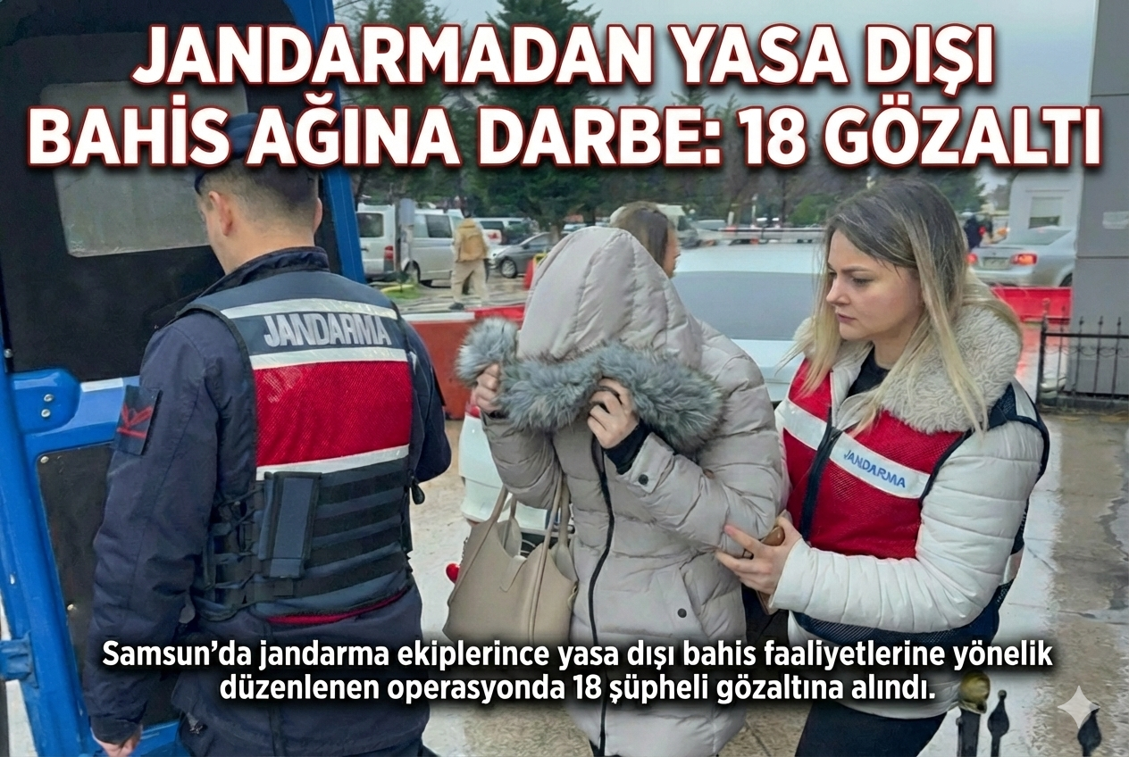 Jandarmadan yasa dışı bahis ağına darbe: 18 gözaltı