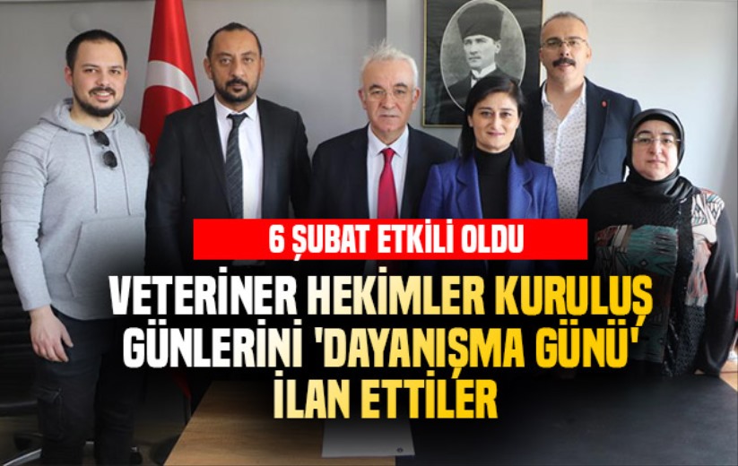 Veteriner hekimler kuruluş günlerini 'dayanışma günü' ilan ettiler