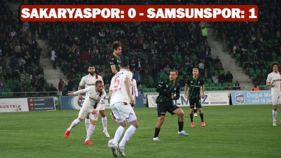 Spor Toto 1 Lig: Sakaryaspor: 0 - Samsunspor: 1