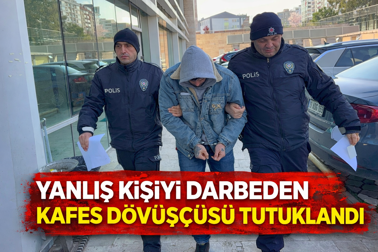 Yanlış kişiyi darbeden kafes dövüşçüsü tutuklandı