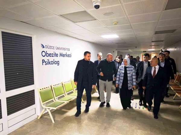 Düzce Üniversite hastanesindeki güçlendirme sürecini incelediler