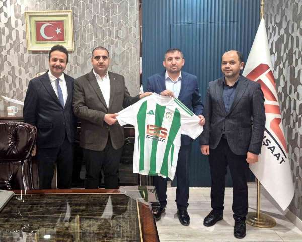 Yeşilyurtspor'dan göğüs sponsoruna ziyaret