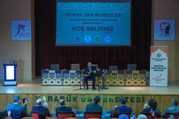 KBÜ'de '2. Kazakistanlı İlahiyat Öğrencileri Sempozyumu' düzenlendi