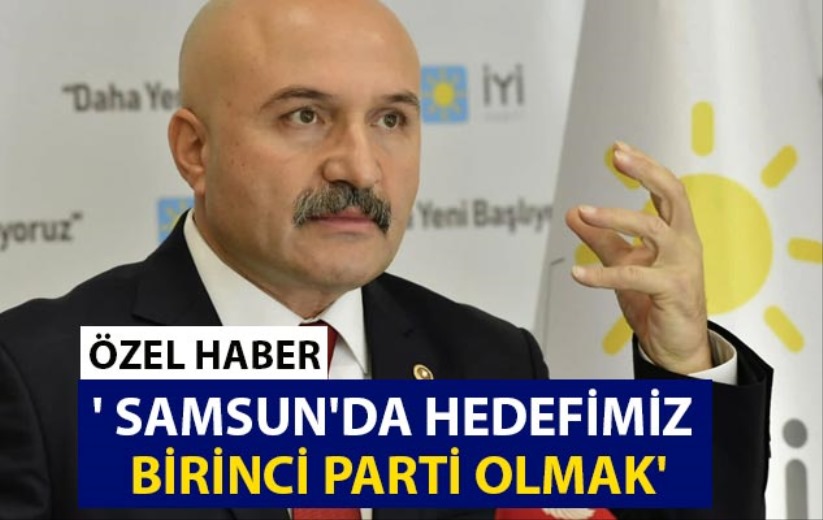  Erhan Usta; ' Samsun'da hedefimiz birinci parti olmak'