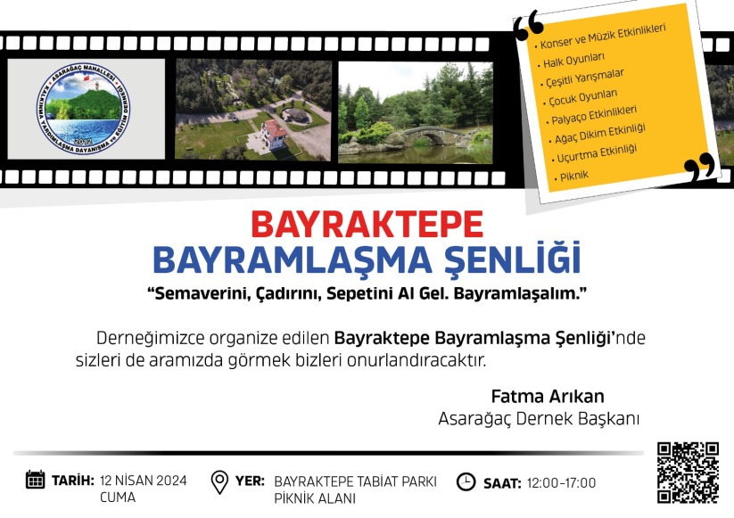 TEMA ve doğaseverler Bayraktepe'de Bayramlaşma Şenliği'nde buluşuyor