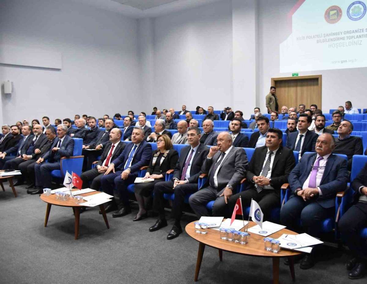 GSO-MEM'de Polateli Şahinbey Organize Sanayi Bölgesi bilgilendirme toplantısı düzenlendi
