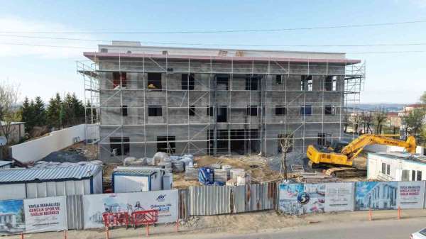 Sultangazi'de Gençlik, Spor ve Sağlık Merkezi hızla yükseliyor