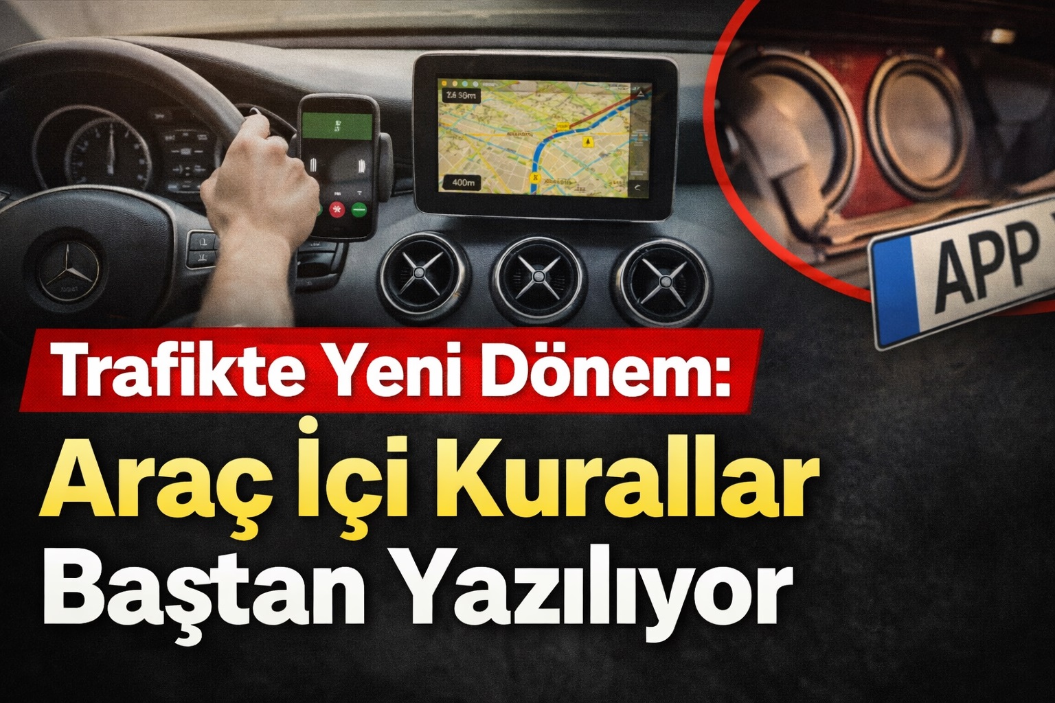 Trafik Kanunu Yenileniyor: Araç İçi Sistemlerde Yeni Dönem