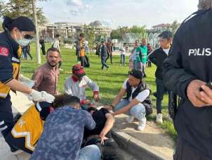 Aksaray'da bıçaklı kavga: 1 yaralı