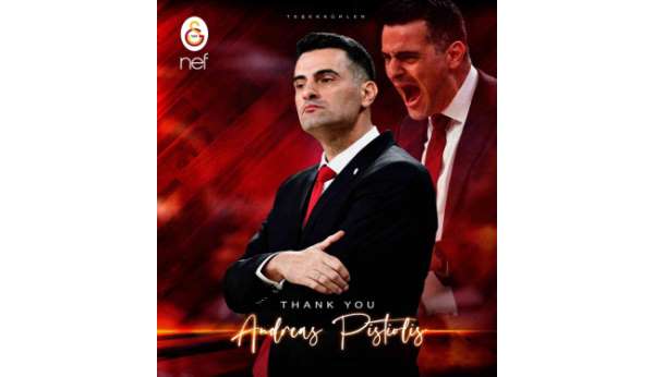 Galatasaray Basketbol'da, Andreas Pistiolis ile yollar ayrıldı
