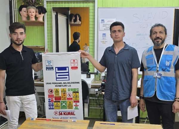 Malatya'da Mesleki Yeterlilik Sınavı başarıyla gerçekleştirildi