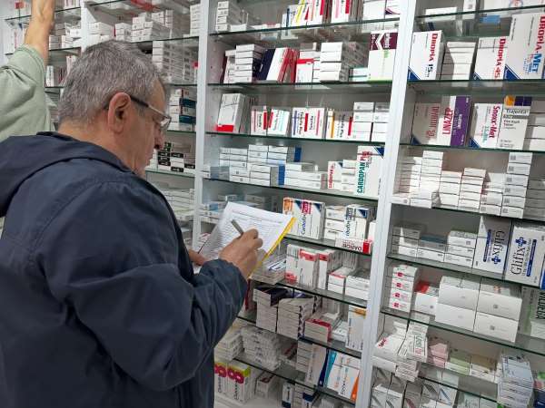 Sinop'ta eczane denetimi