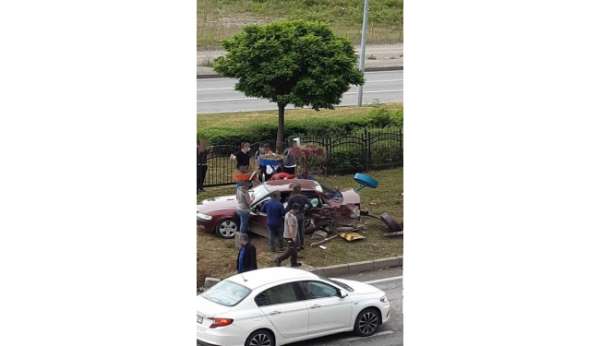 Giresun'da trafik kazası: 4 yaralı