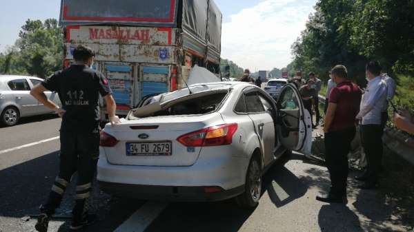 TEM Otoyolu'nda iki ayrı kazada 2 kişi öldü