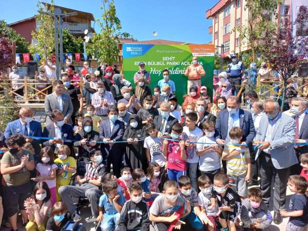 Üsküdar'da yeni açılan parka Şehit Eren Bülbül'ün adı verildi