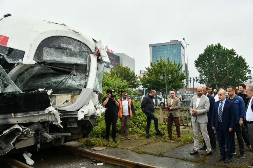 Samsun'daki tramvay kazası
