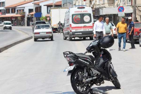 Karapınar'da motosiklet kazası: 1 yaralı