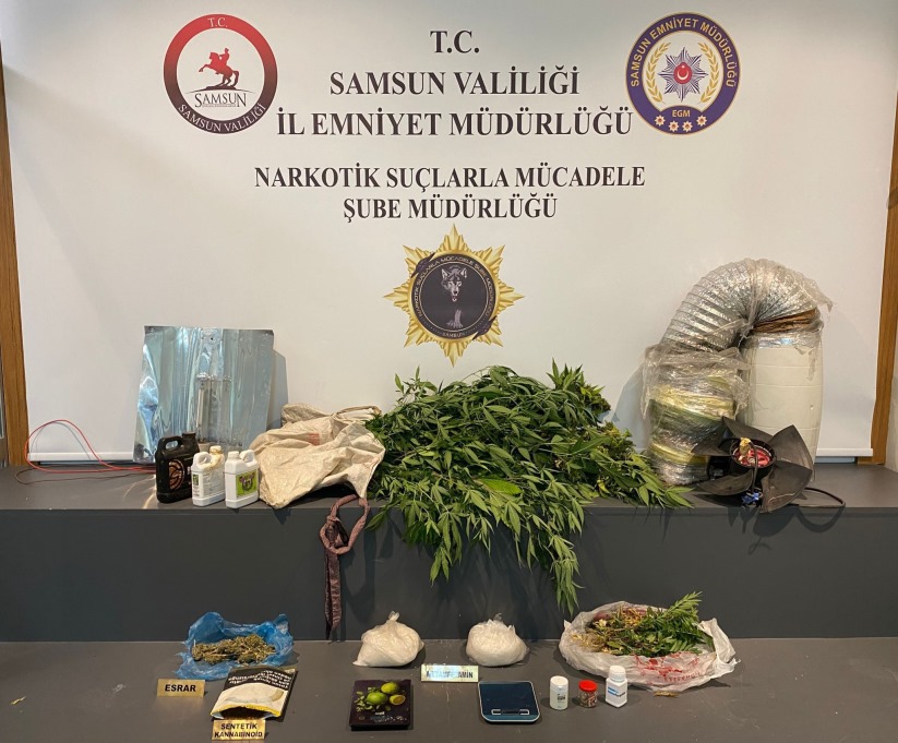 Samsun'da bayramda uyuşturucu operasyonları 